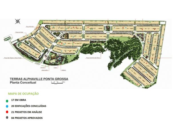 Foto de LOTE N° 19 - QUADRA AE - TERRAS ALPHAVILLE PONTA GROSSA