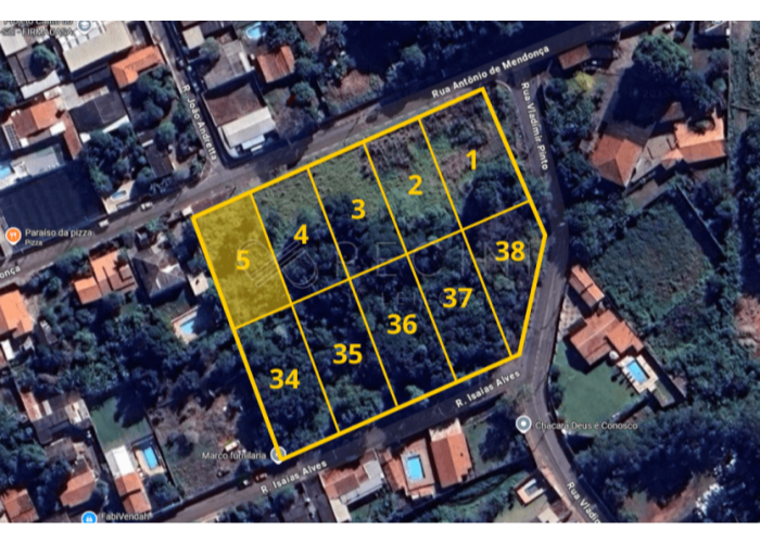 Imagem do imóvel LOTE 05 - CHÁCARA Nº 05 - QUADRA D - CHÁCARAS BOA VISTA Campinas/SP