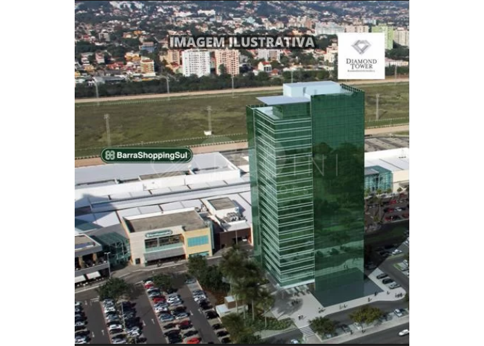 Imagem do imóvel SALA Nº 612 – ED. DIAMOND TOWER - COND. BARRASHOPPINGSUL Porto Alegre/RS