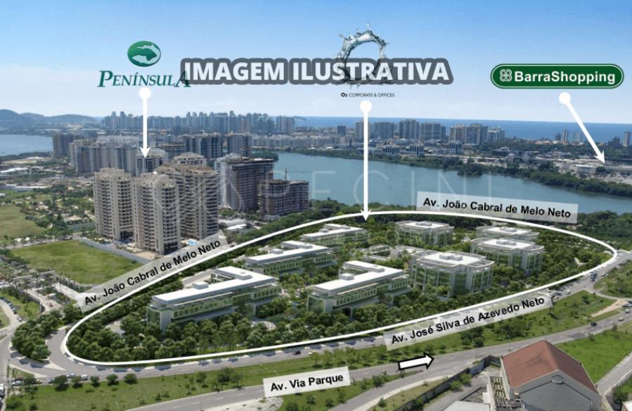 SALA Nº 423 - BLOCO Nº 05 - COND. O2 CORPORATE & OFFICES Rio de Janeiro/RJ, localizado em Rio De Janeiro - RJ