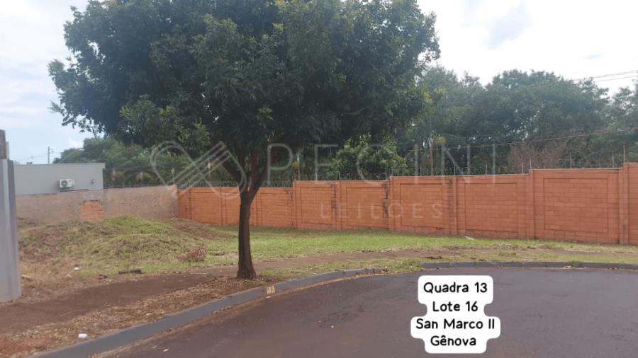 LOTE N° 16 - QUADRA N° 13 - LOT. SAN MARCO II Ribeirão Preto/SP, localizado em Ribeirão Preto - SP