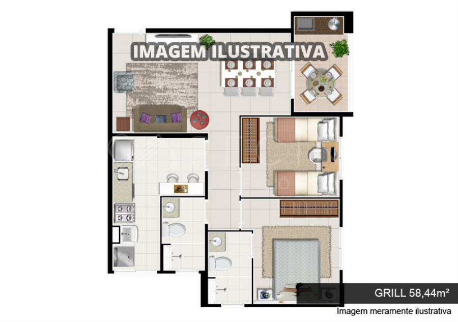 APTO. Nº 2.012 + VAGA DE GARAGEM - COND. RESIDENCIAL DUE Guarulhos/SP, localizado em Guarulhos - SP