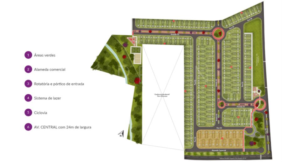 LOTE N° 12 - QUADRA D - PORTAL DOS PÁSSAROS LORENA Lorena/SP, localizado em Lorena - SP