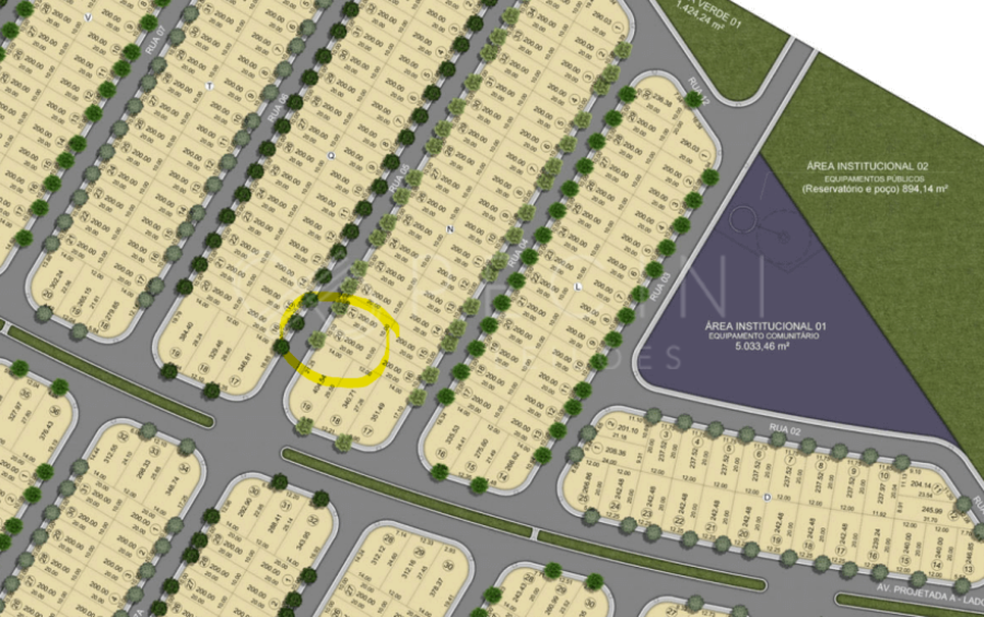 LOTE N° 20 - QUADRA N - LOTEAMENTO JARDIM TANGARÁ Bady Bassitt/SP, localizado em Bady Bassitt - SP