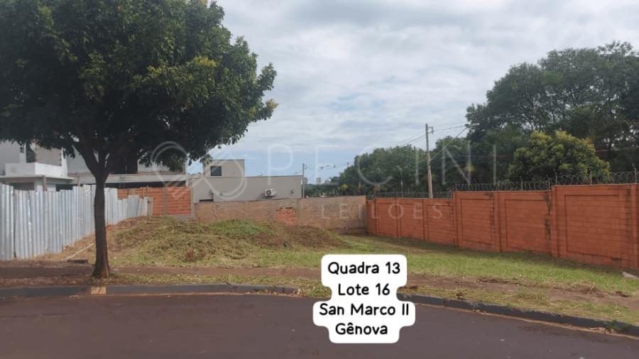 LOTE N° 16 - QUADRA N° 13 - LOT. SAN MARCO II Ribeirão Preto/SP, localizado em Ribeirão Preto - SP