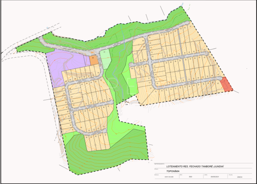 LOTE N° 01 - QUADRA I - TAMBORÉ JUNDIAÍ Jundiaí/SP, localizado em Jundiaí - SP, bairro Ponte Alta