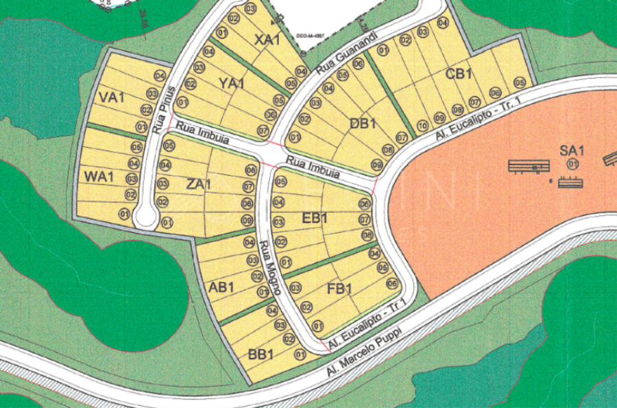 UNIDADE N° 07 - QUADRA EB1 - COND. ALPHAVILLE PARANÁ Campo Largo/PR, localizado em Campo Largo - PR, bairro Ferraria
