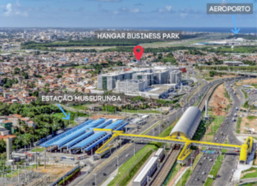 LOJA N. 01H - TIPO 01H - TÉRREO - CONDOMÍNIO HANGAR BUSINESS PARK Salvador/BA, localizado em Salvador - BA