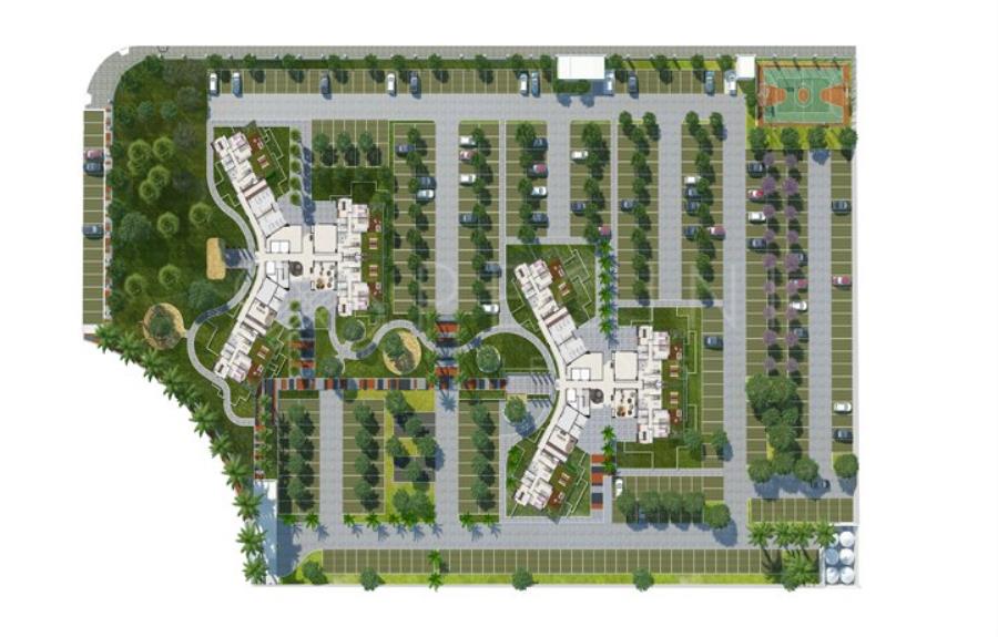 AP. Nº 1204 - 12º PAVIMENTO - COND. RESIDENCIAL VILLA PARK APTO 1204 - TORRE A - RESIDENCIAL VILLA PARK, localizado em Natal - RN
