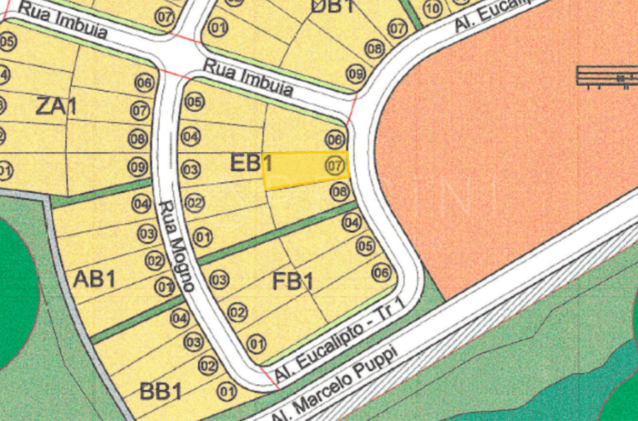UNIDADE N° 07 - QUADRA EB1 - COND. ALPHAVILLE PARANÁ Campo Largo/PR, localizado em Campo Largo - PR, bairro Ferraria